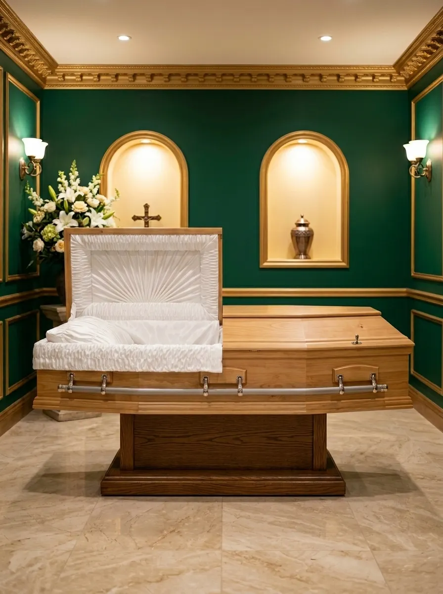 Natural Pine Coffin product image